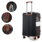 3 Piece Abs Spinner Luggage Set with Tsa Lock