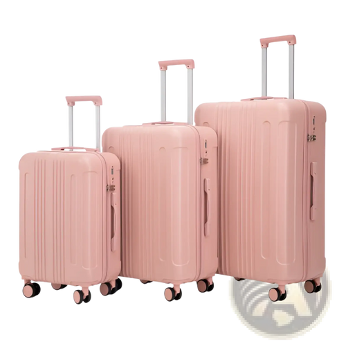3 Piece Abs Spinner Luggage Set with Tsa Lock