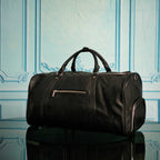 Black Leather XL Signature Bag Set (XL Signature Backpack and Duffle Bag)