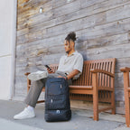 Black Leather Patented Carry-on Bag (XL Design) (Only 300 Made)