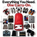 Red Leather Patented Shoe Bag (XL Design) *Holds Size 17