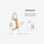 COUTURE Eco Backpack – Pink & White Edition | BYMANYC ® New York