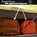 Brown Leather Patented Carry-on Bag (XL Design) (Only 300 Made)