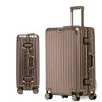 Aluminum Magnesium Luggage Hardshell Spinner Suitcase