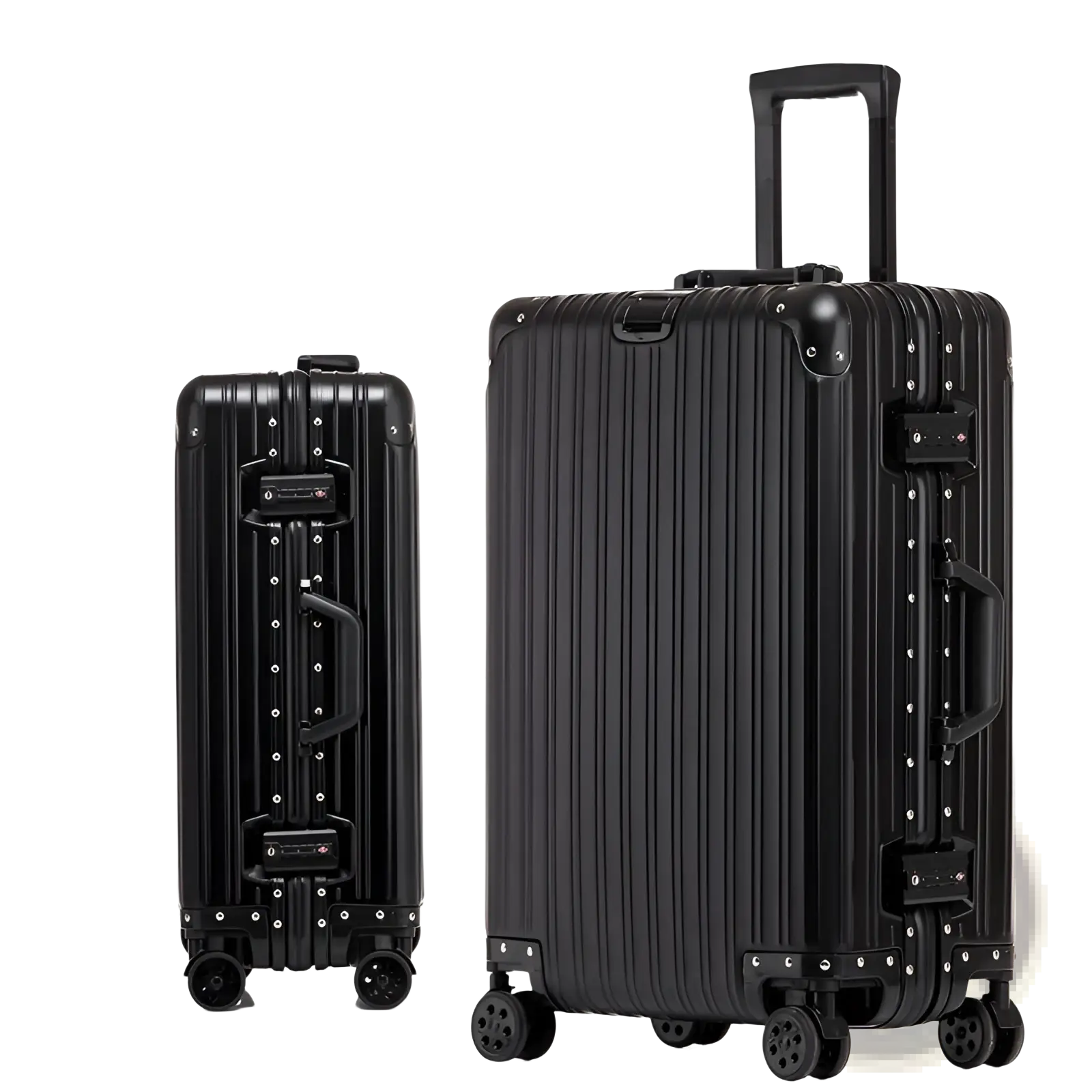 Aluminum Magnesium Luggage Hardshell Spinner Suitcase