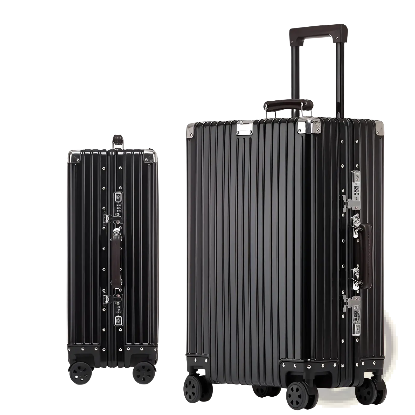 Aluminum Magnesium Luggage Hardshell Spinner Suitcase