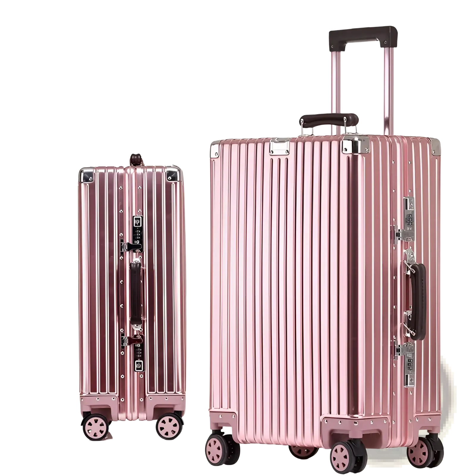 Aluminum Magnesium Luggage Hardshell Spinner Suitcase