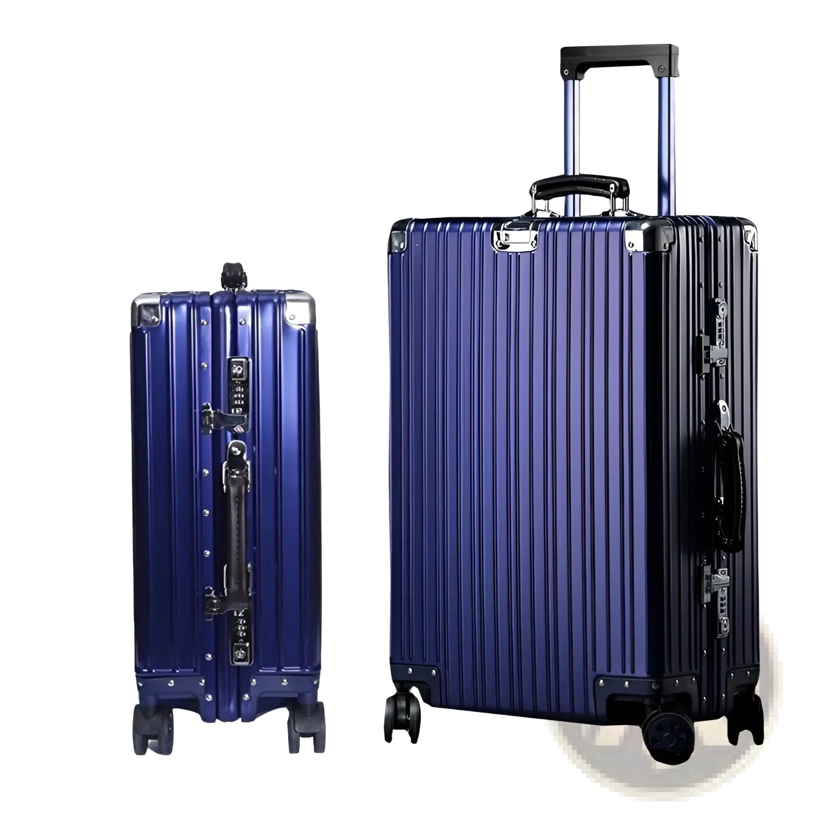 Aluminum Magnesium Luggage Hardshell Spinner Suitcase