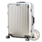 Aluminum Magnesium Luggage Hardshell Spinner Suitcase